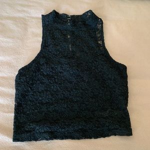 Abercrombie & Fitch Lace Crop Top